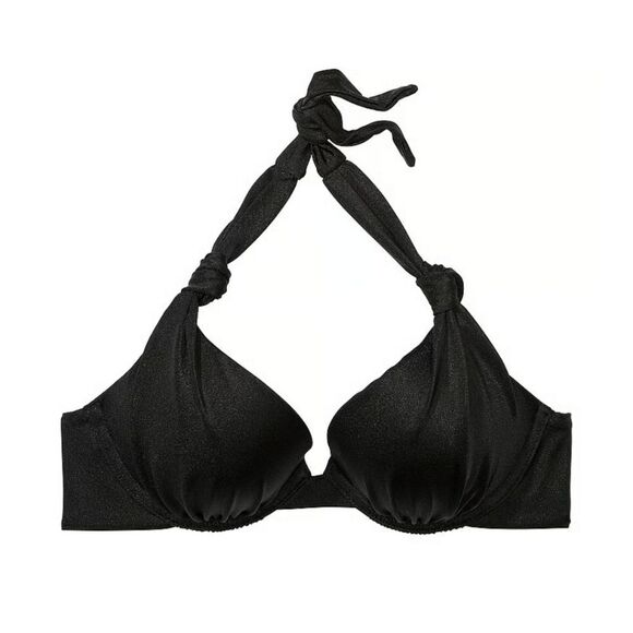 1137 NWT Victoria Secret Knotted Sexy Tee Push-Up Bikini Top Sz 32A - Picture 1 of 1